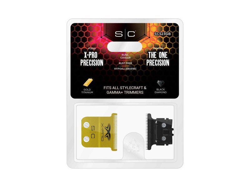 StyleCraft X-Pro Precision Gold + The One DLC střihací hlavice