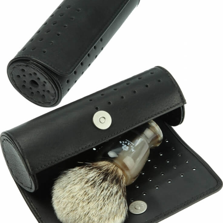 Hans Kniebes kožené pouzdro na štětku