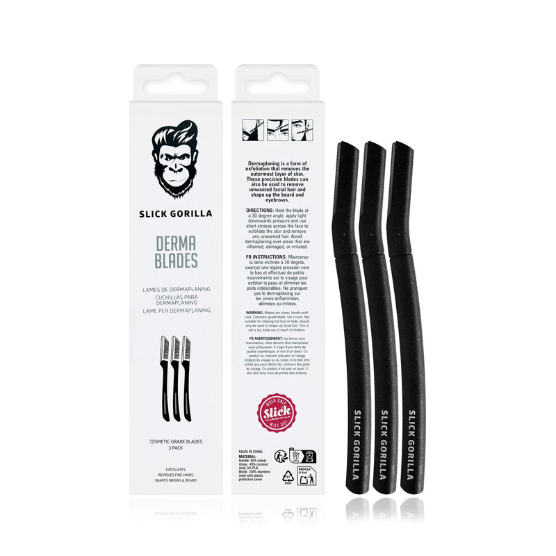 Slick Gorilla Derma Blades dermaplaningové čepelky 3 ks