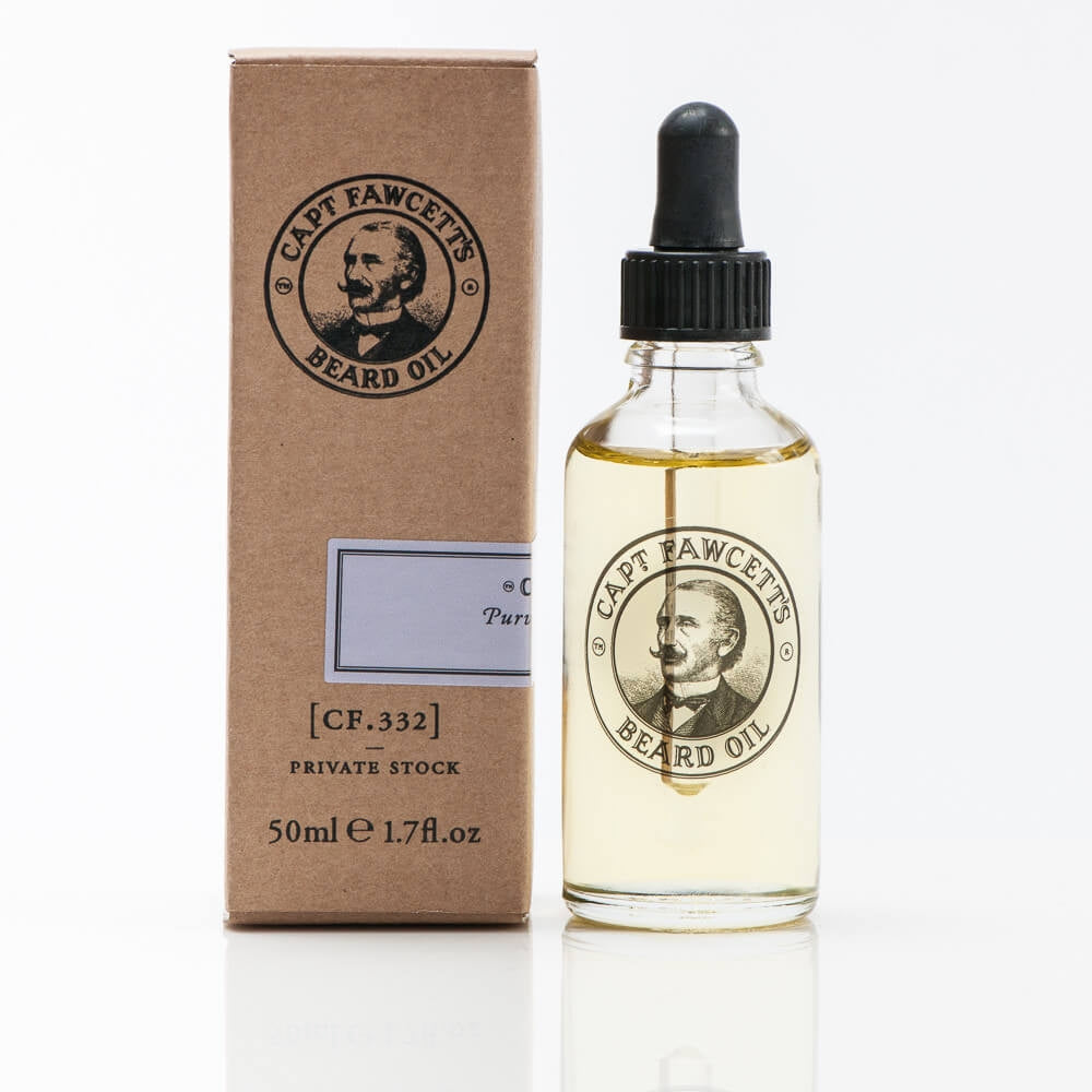 Captain Fawcett Private Stock olej na vousy 50 ml