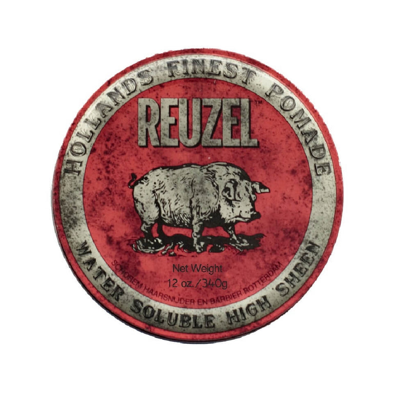 Reuzel Red W/B High Sheen Hog pomáda 340 g - vodou ředitelná pomáda s vysokým leskem
