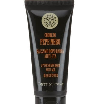 Erbario Toscano Černý pepř balzám po holení 100 ml