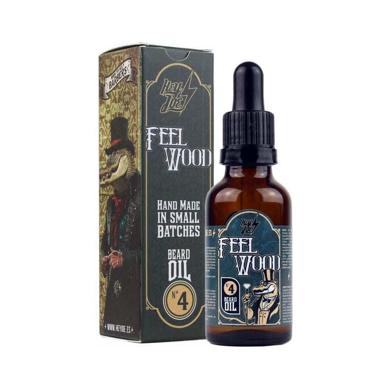 Hey Joe Feel Wood olej na vousy 30 ml, dřevitá vůně cedru a jalovce
