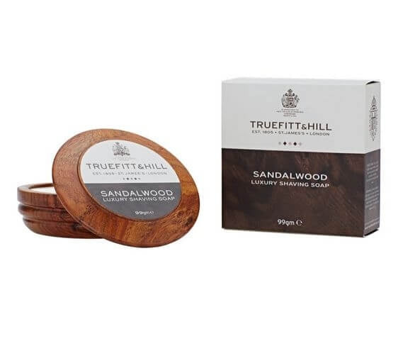 Truefitt and Hill Sandalwood mýdlo na holení v misce