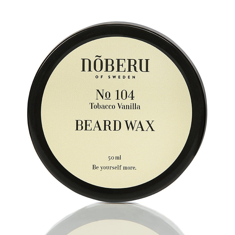 Noberu Stockholm Tobacco Vanilla Wax balzám na vousy 50 ml — střední fixace s matným finišem