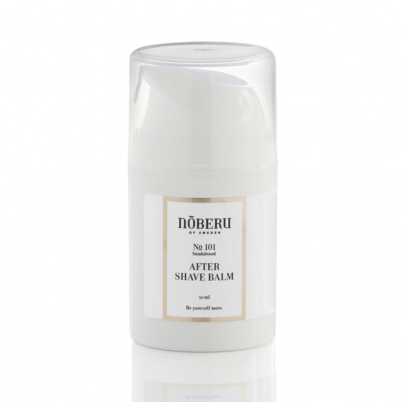 Nõberu Stockholm Sandalwood balzám po holení 50 ml — zklidňující péče s dřevitou vůní santalového dřeva