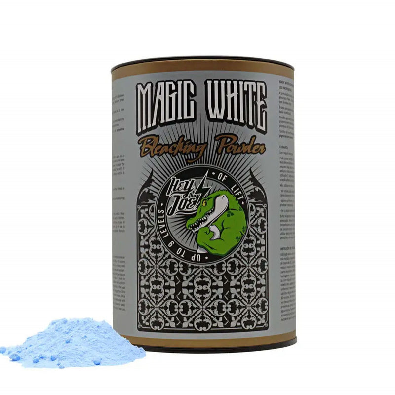 Hey Joe Magic White bělicí prášek 500 g, profesionální odbarvovač až o 9 odstínů