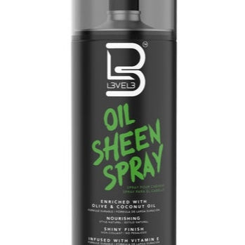 L3VEL3 Oil Sheen Spray olej na vlasy 385 ml
