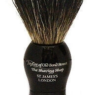 Taylor of Old Bond Street Black Pure Badger štětka na holení