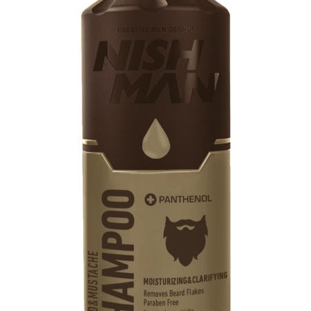 Nishman Beard & Mustache šampon na vousy 200 ml