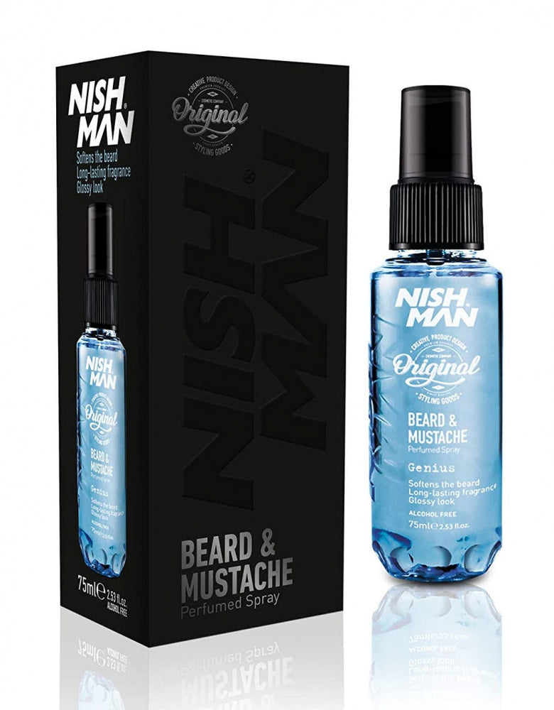 Nishman Beard & Mustache Genius parfém na vousy 75 ml