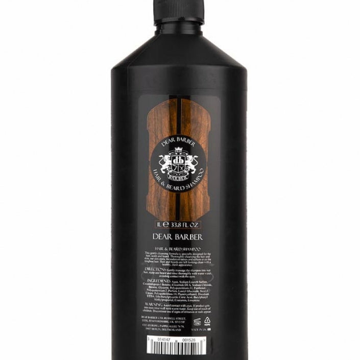 Dear Barber šampon na vousy a vlasy 1000 ml