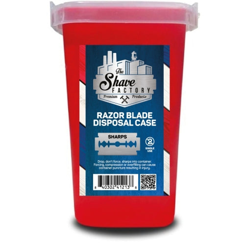 Shave Factory kontejner na použité žiletky