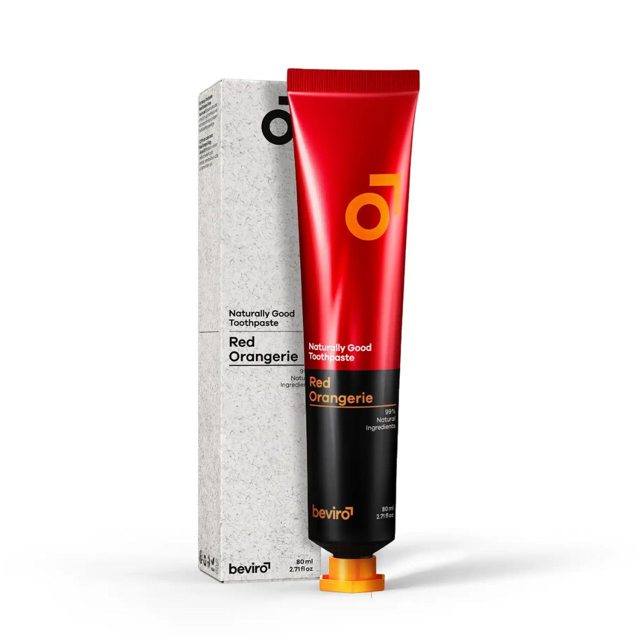 Beviro Naturally Good Toothpaste Red Orangerie zubní pasta 80 ml