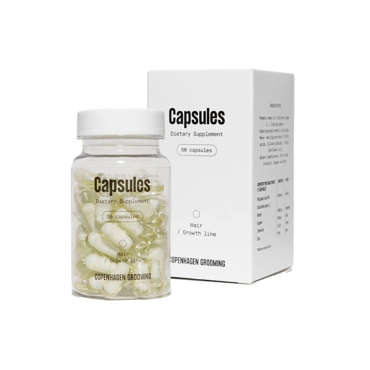 Vitamíny pro podporu růstu vlasů Copenhagen Grooming Hair Growth Capsules