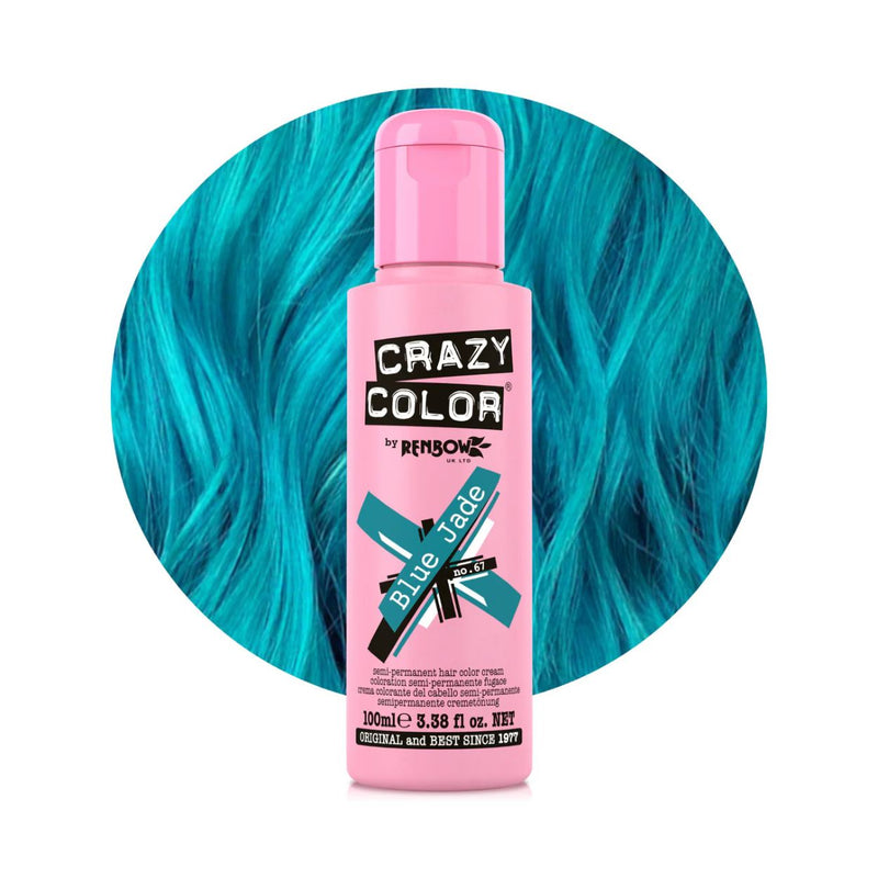 Crazy Color Blue Jade No.65 barva na vlasy 100 ml