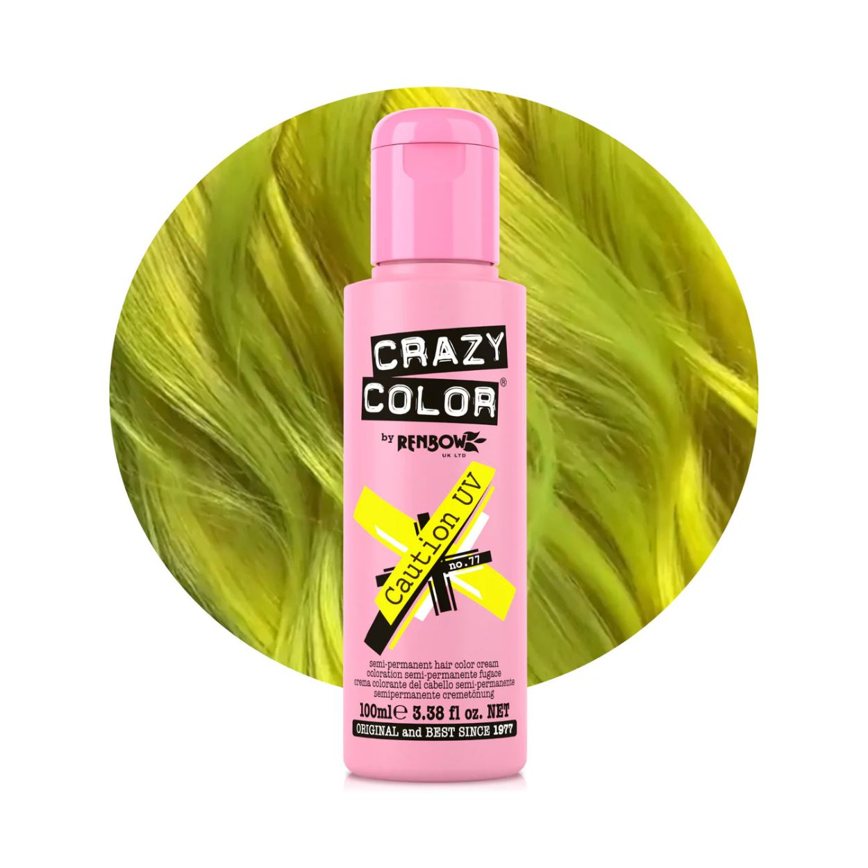 Crazy Color Caution UV No.77 barva na vlasy 100 ml