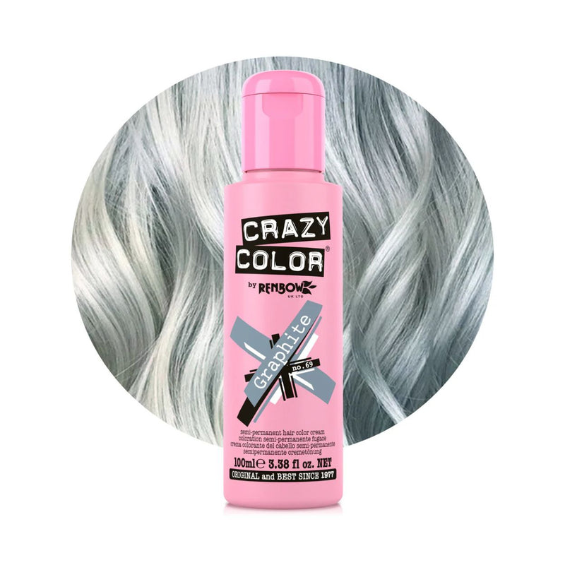 Crazy Color Graphite No.69 barva na vlasy 100 ml