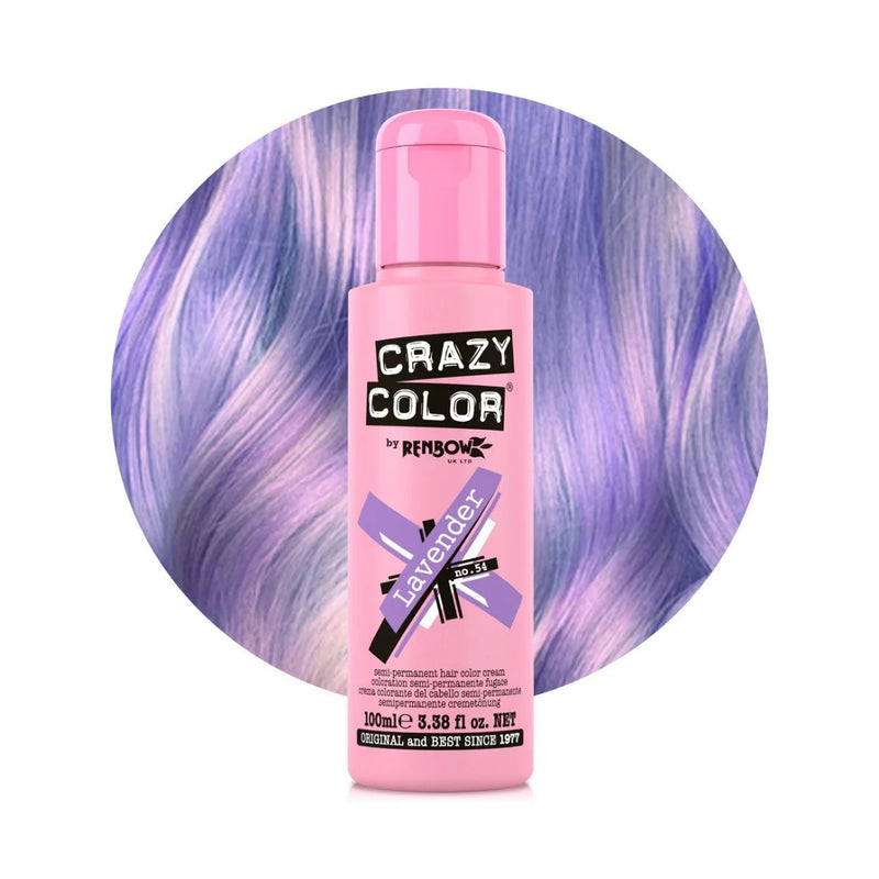 Crazy Color Lavender No.54 barva na vlasy 100 ml