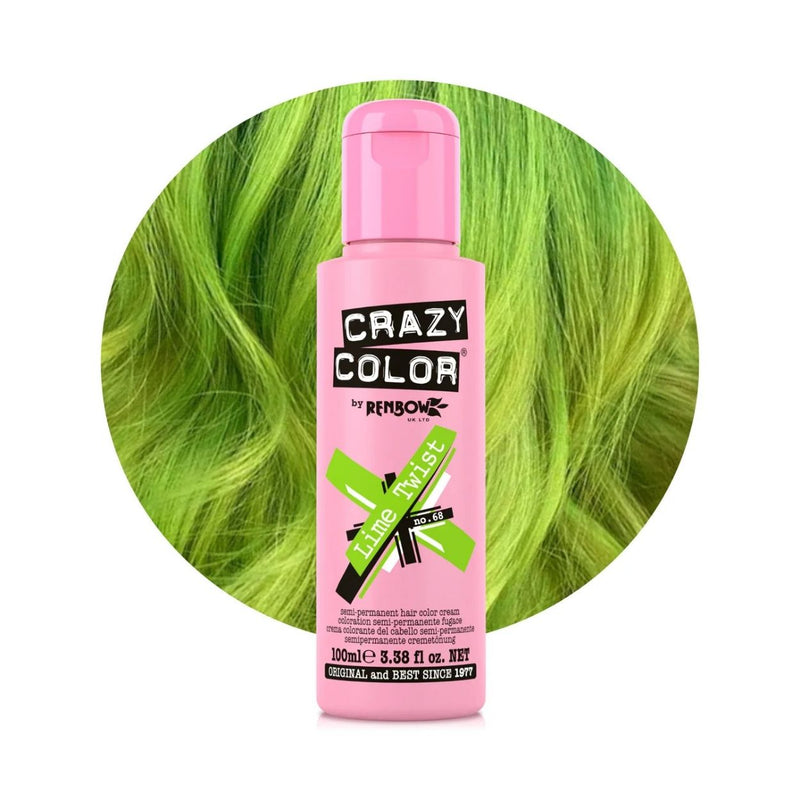 Crazy Color Lime Twist No.68 barva na vlasy 100 ml