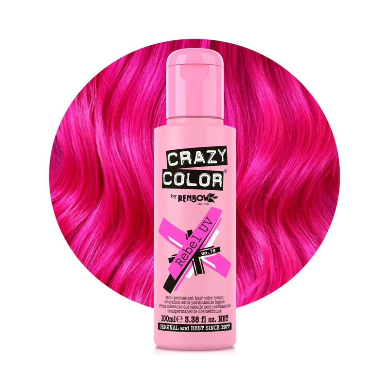 Crazy Color Rebel UV No.78 barva na vlasy 100 ml