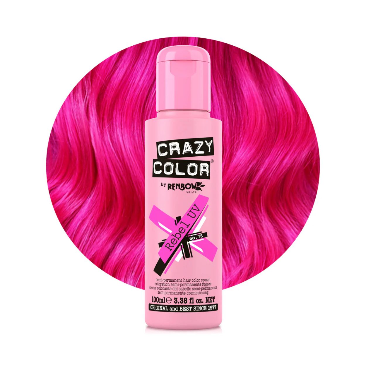 Crazy Color Rebel UV No.78 barva na vlasy 100 ml