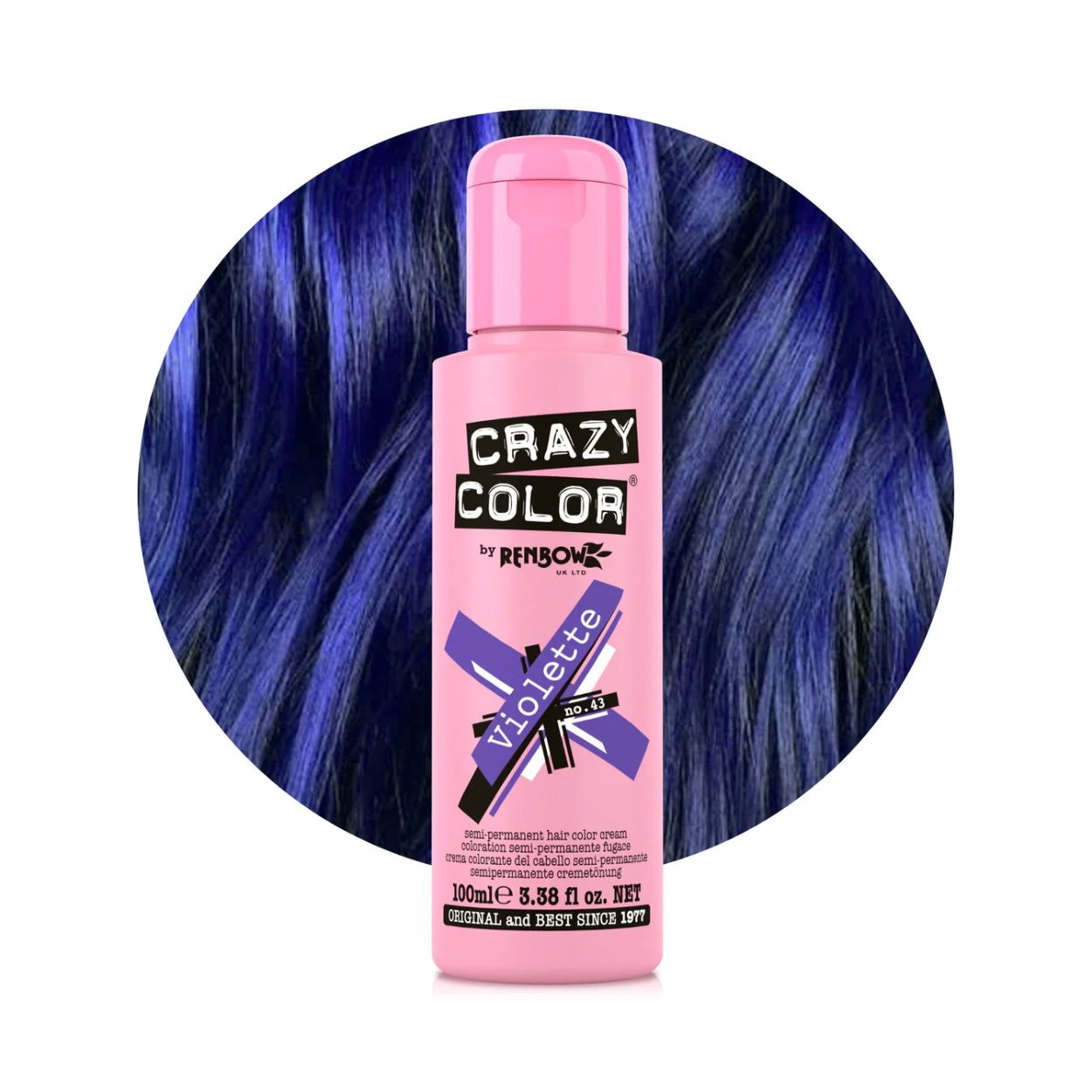 Crazy Color Violette No.43 barva na vlasy 100 ml