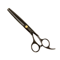 FOX BLACK ROSE profesionální kadeřnické efilační nůžky 6"