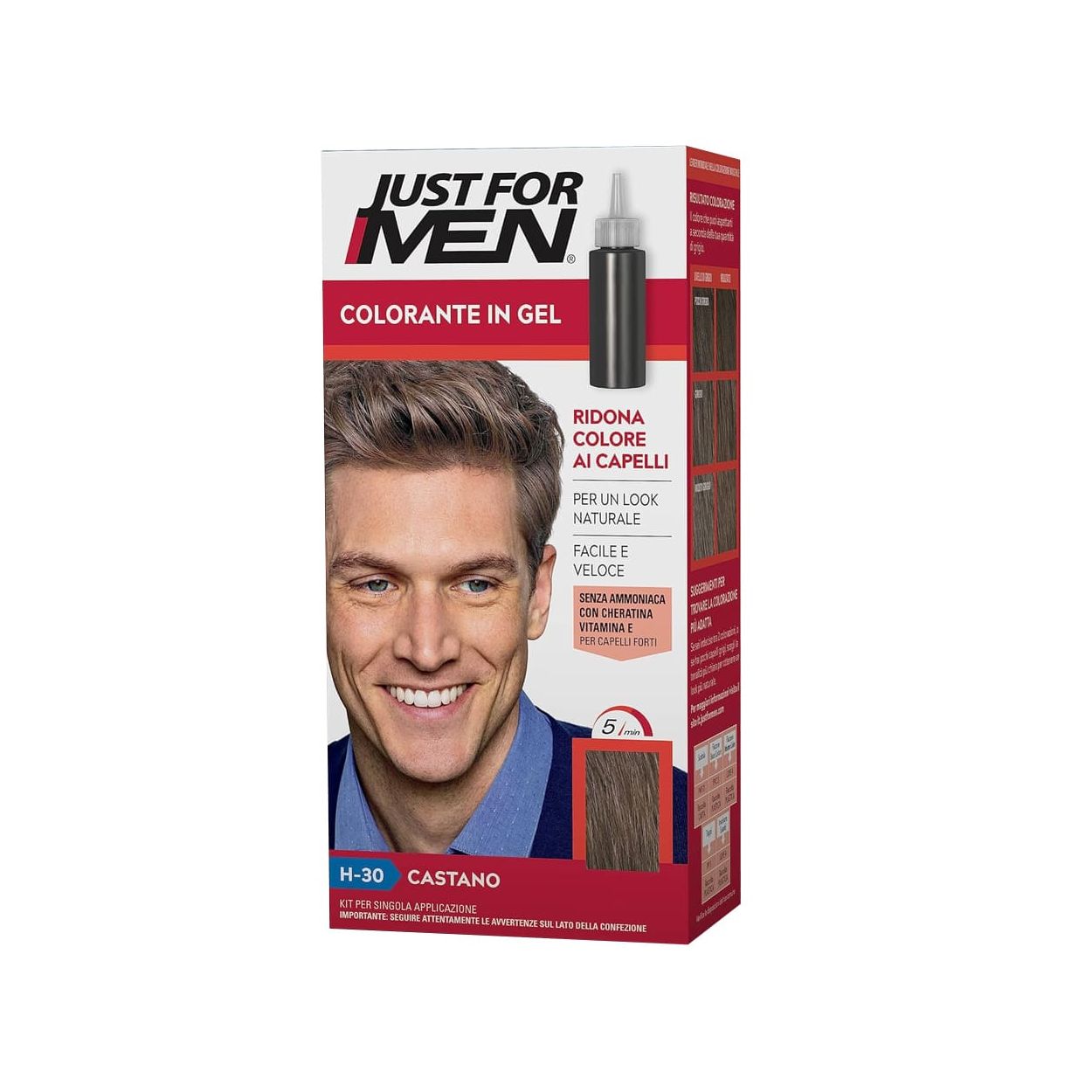 Just For Men Barvicí šampon na vlasy - Brown/Hnědá H-30