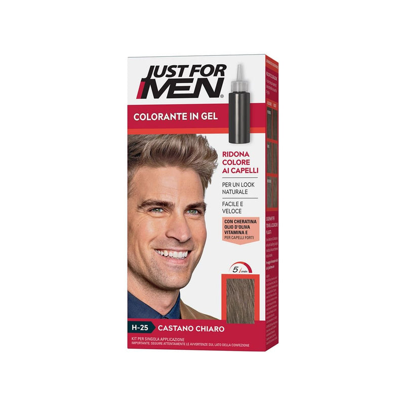 Just For Men Barvicí šampon na vlasy - Light Brown/Světle hnědá H-25