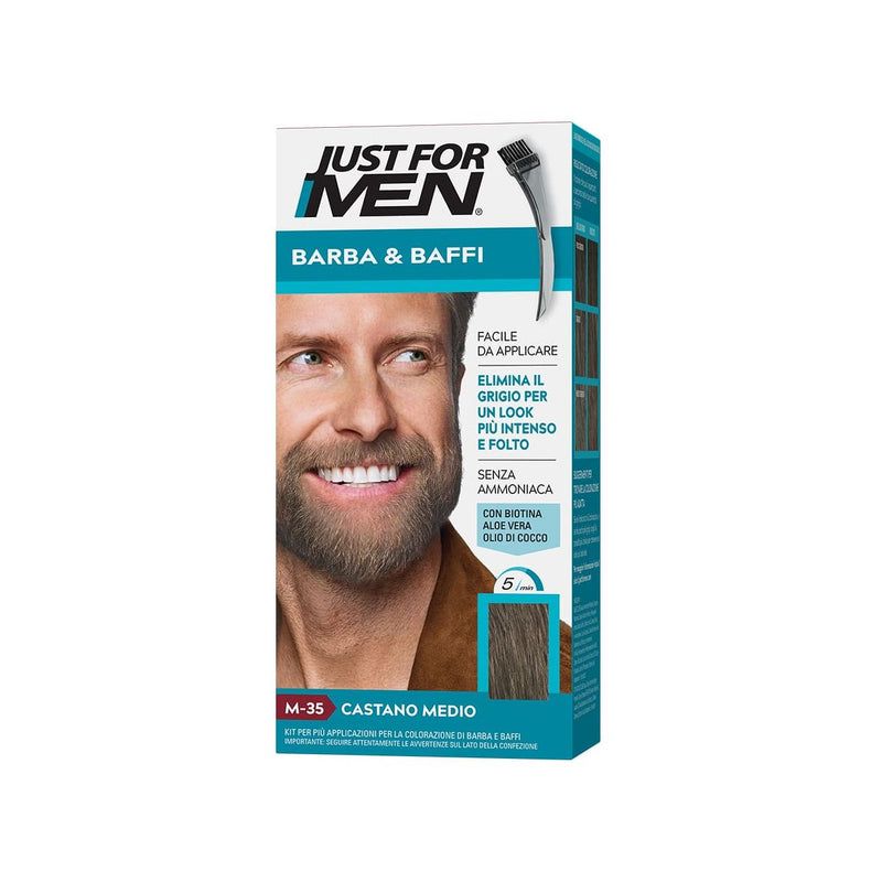 Just For Men M-35 Medium Brown / Středně hnědá barva na vousy