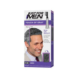 Just For Men Touch of Gray barva na vlasy pro redukci šedin - Black/Černá T-55