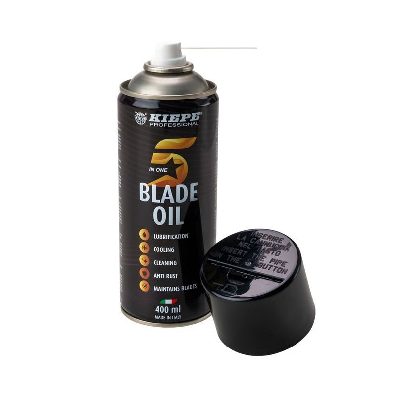 Kiepe Blade Oil 5in1 multifunkční ochranný sprej na střihací strojky 400 ml