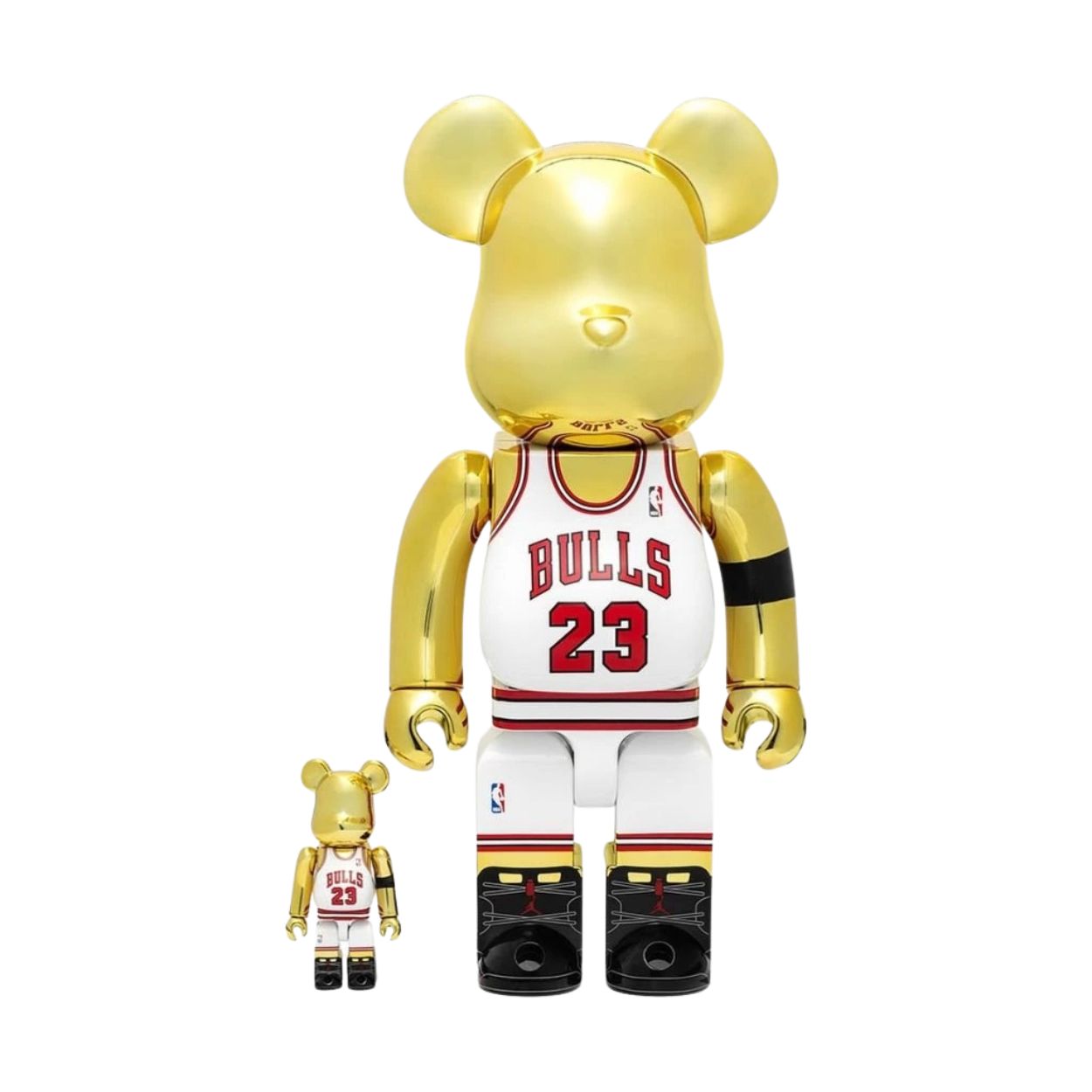 MEDICOM TOY BE@RBRICK Michael Jordan 1991 World Champion 400% & 100% set figurek