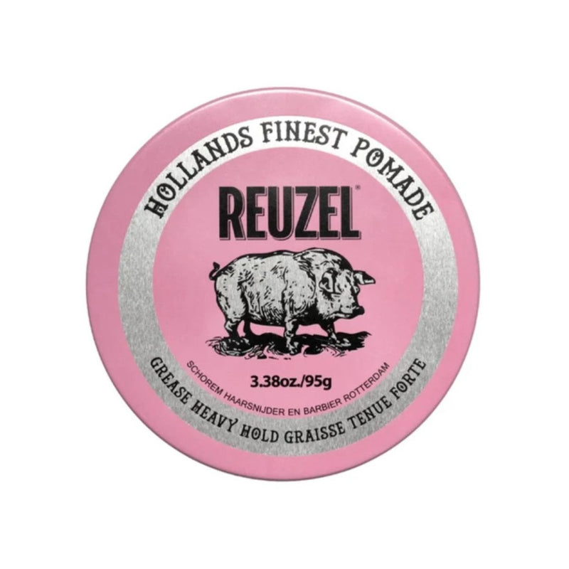 Reuzel Pink Grease Heavy Hold pomáda na vlasy 95 g