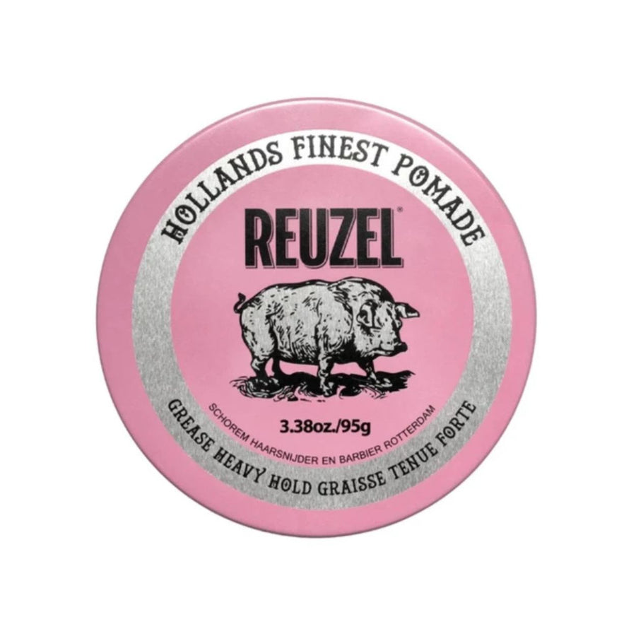 Reuzel Pink Grease Heavy Hold pomáda na vlasy 95 g