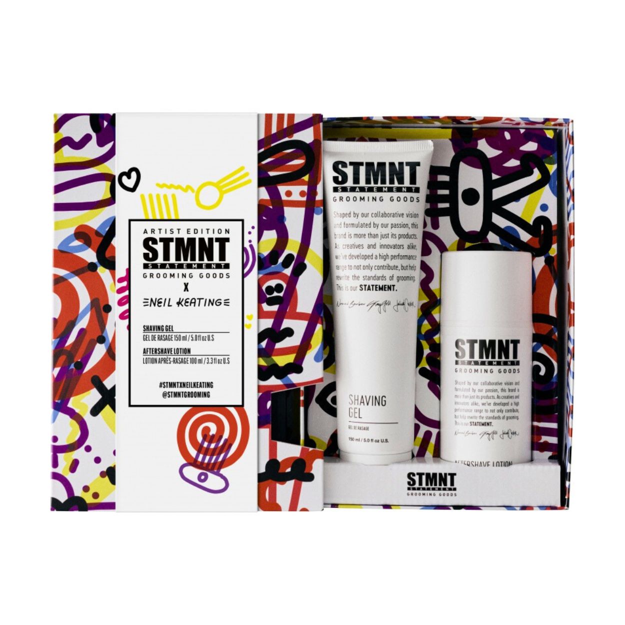 STMNT Dárkový set na holení (Gel na holení 150ml + Balzám po holení 100ml)