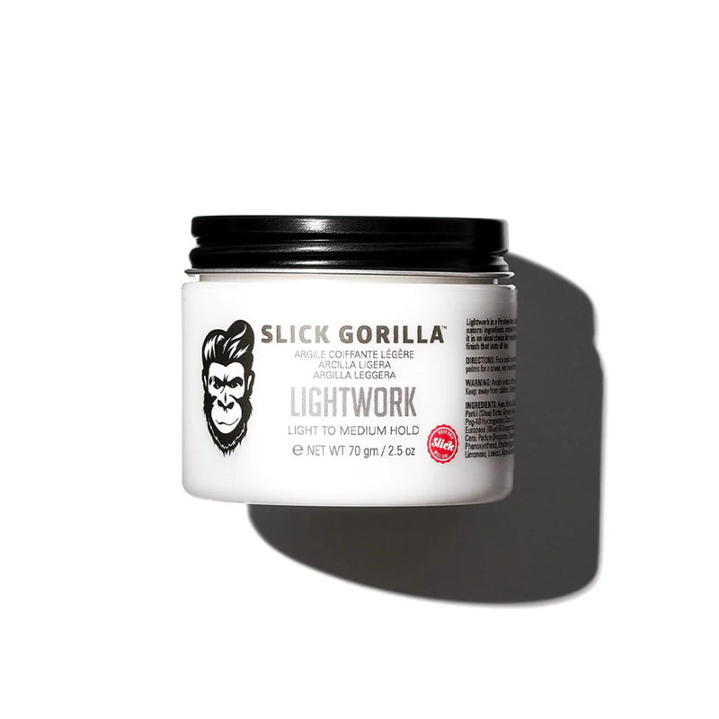 Slick Gorilla Lightwork stylingová hlína 70 g – lehká vodní báze pro daily styling
