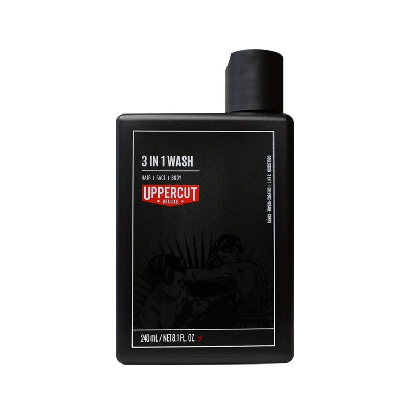 Uppercut 3in1 Wash mycí gel na vlasy tělo a obličej 240 ml
