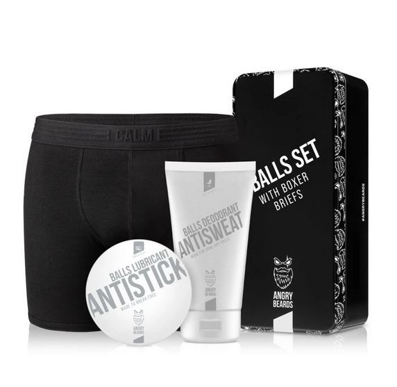 Angry Beards dárková sada na kule a trenky L