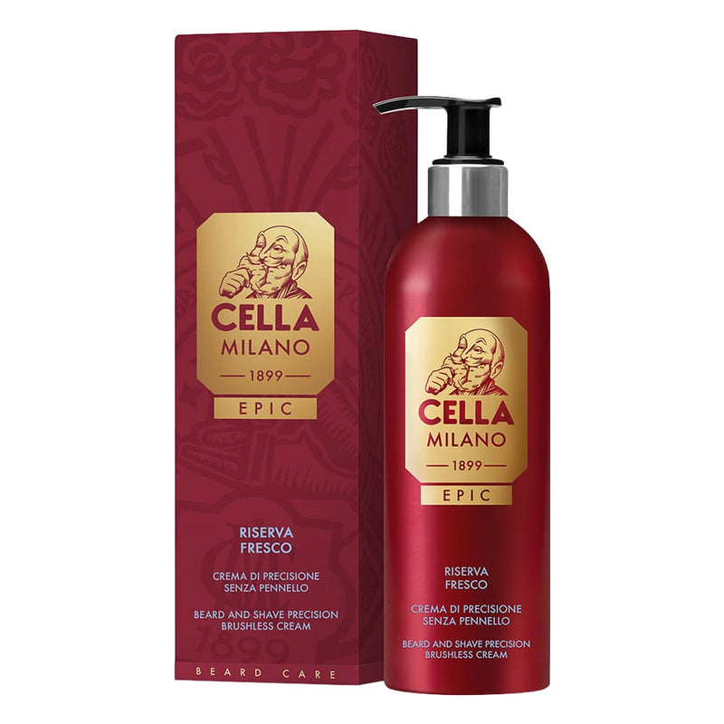 Cella Milano Epic Riserva Fresco transparentní krém na kontury vousů 175 ml - fotografie 1
