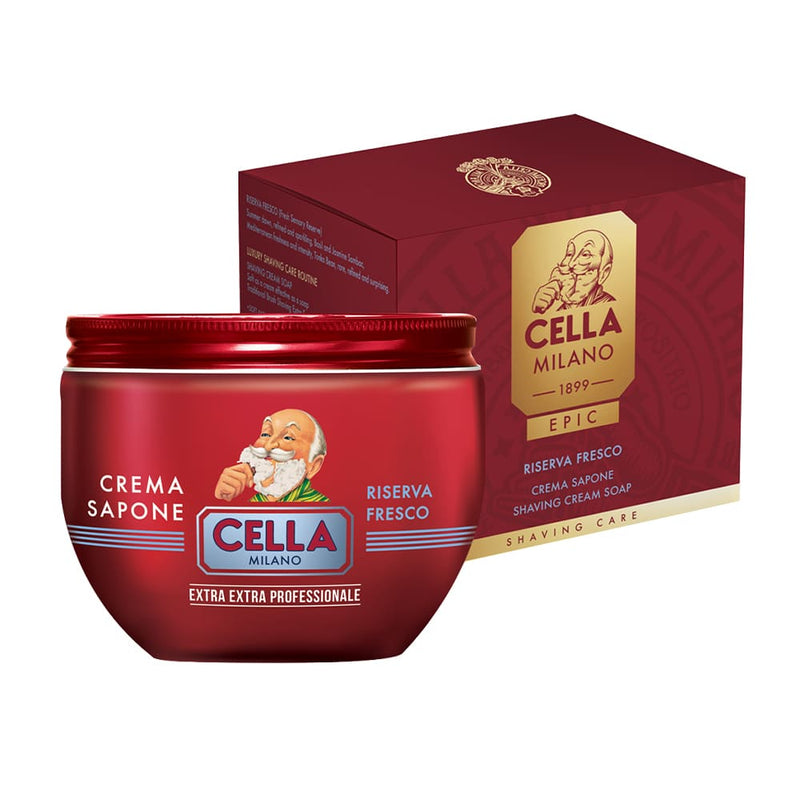 Cella Milano Epic Riserva Fresco krémové mýdlo na holení 300 ml - fotografie 1
