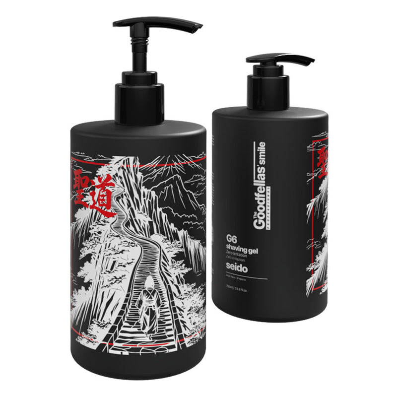 The Goodfellas' Smile Seido G6 transparentní gel na holení 700 ml - fotografie 1