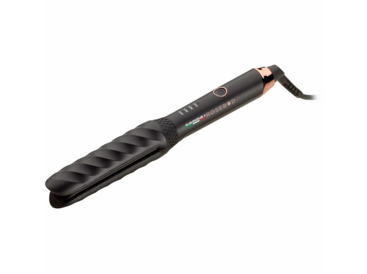 Gamma Piu Rosebud kulma a žehlička na vlasy