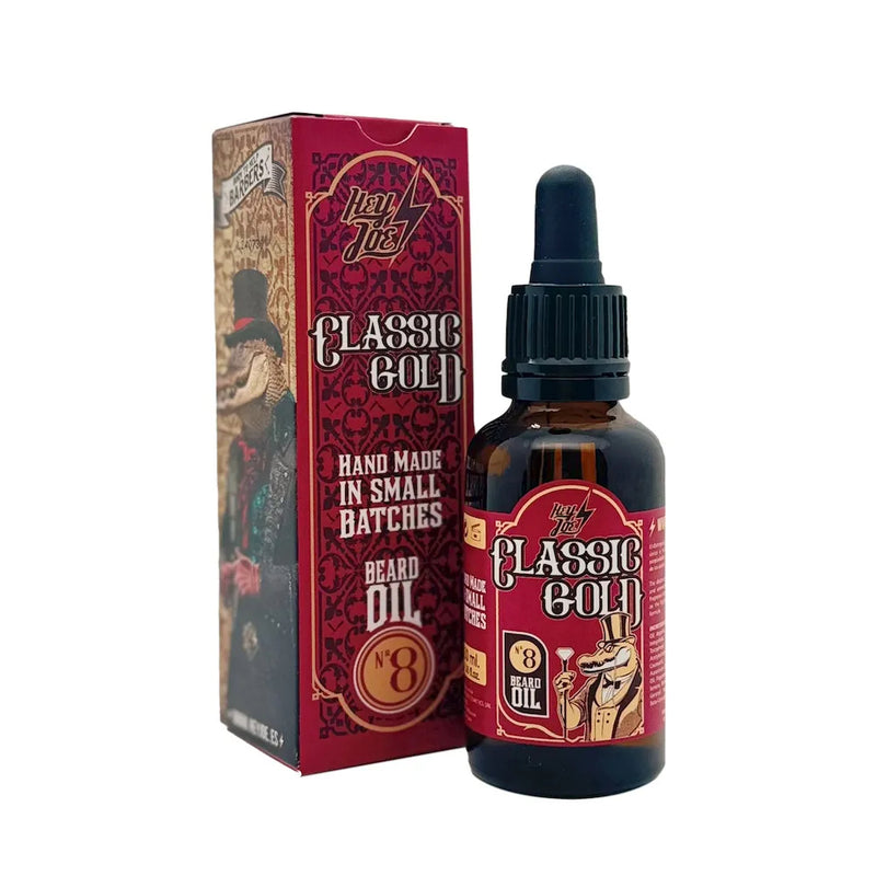 Hey Joe Classic Gold olej na vousy 30 ml, ruční výroba ve Valencii