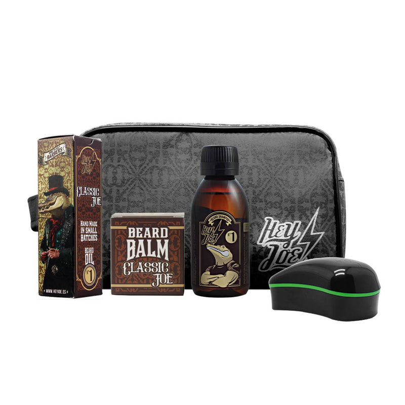 Hey Joe Survival Kit No. 1 sada na vousy Classic v plátěné toaletní tašce ze Španělska