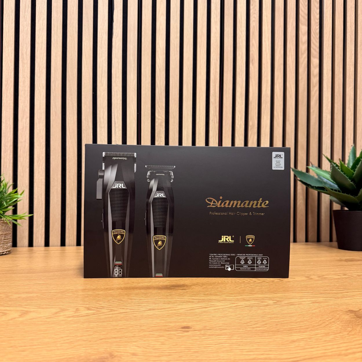 JRL Lamborghini Diamante Black Clipper & Trimmer sada