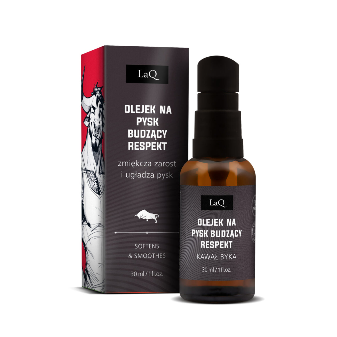 LaQ Kawal Byka olej na vousy a tvář 30 ml