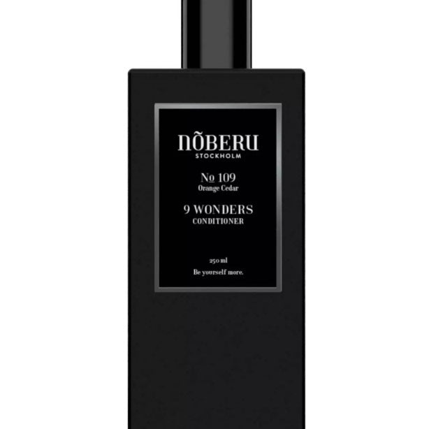 Noberu Stockholm 9 Wonders Anti-frizz Orange & Cedar kondicionér 250 ml — švédská péče proti krepatění
