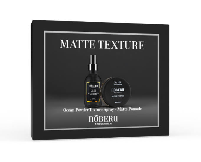 Noberu Matte Texture sada matná pomáda a Ocean powder